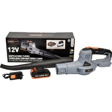 KOMBO SOFFIATORE TURBO 12V CORDLESS CON BATTERIA 2.0AH
