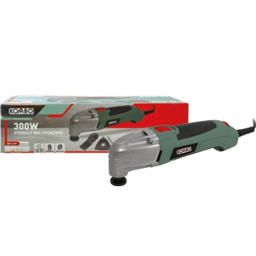 UTENSILE MULTIFUNZIONE 300W CON SET DI 9 ACCESSORI 12000-25000 ORBITE/MIN - KOMBO 