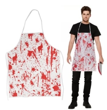 GREMBIULE PER HALLOWEEN INSANGUINATO 60X70 CM