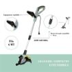 TAGLIABORDI ELETTRICO TELESCOPICO 550W TAGLIO 30 CM MANICO TELESCOPICO IN ALLUMINIO ESTENDIBILE + 18 CM