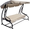 SUITE DONDOLO A 3 POSTI IN ACCIAIO 230 X 118 X H170