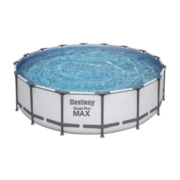 BESTWAY PISCINA FUORI TERRA STEEL PRO MAX TONDA Ø 549 X 122 CM