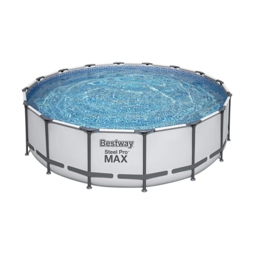 BESTWAY STEEL PRO MAX PISCINA FUORI TERRA TONDA Ø 488 X 122 CM