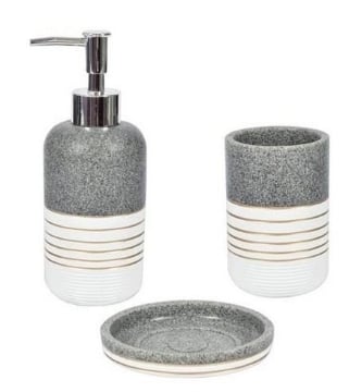 MAURY S BERRY SET DA BAGNO CON 3 PEZZI  IN COLORE ASSORTITO