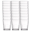 BICCHIERI VASOS TIVOLI 24 PZ IN VETRO IDEALI PER LA TUA TAVOLA  27 CL TRASPARENTI 