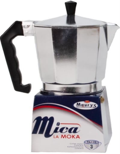 MAURY'S CAFFETTIERA MICA LA MOKA DA 3 TAZZE