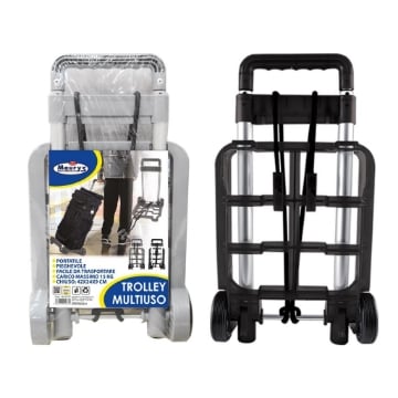 MAURY'S TROLLEY MULTIUSO PORTATILE PIEGHEVOLE PER ZAINO