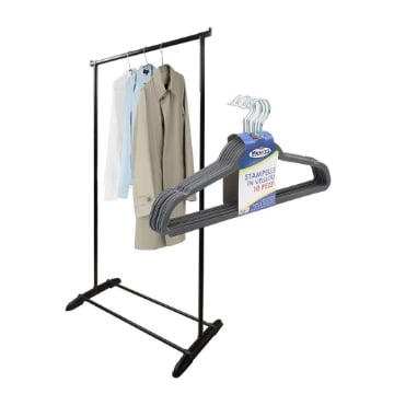 MAURY'S APPENDIABITI FISSO 78 X 43 X H 142 CM CON 10 GRUCCE IN VELLUTO 