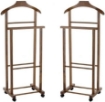 SET 2 MAURY'S DOPPIO INDOSSATORECAMERA COLORE NOCE LEGNO DI FAGGIO 43X33X105 CM