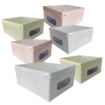 SET 6 MAURY'S SCATOLE IN PVC SHAPE 50X39X24CM COLORE ASSORTITO