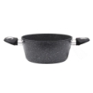 MAURY’S MAXISTONE TITANIUM CASSERUOLA 22 CM ANTIADERENTE IN ALLUMINIO RINFORZATO