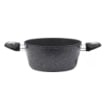 MAURY’S MAXISTONE TITANIUM CASSERUOLA 18 CM ANTIADERENTE IN ALLUMINIO RINFORZATO