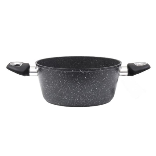MAURY’S MAXISTONE TITANIUM CASSERUOLA 18 CM ANTIADERENTE IN ALLUMINIO RINFORZATO