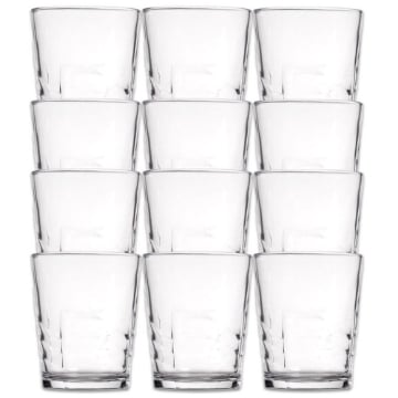 BICCHIERI VASOS TIVOLI 12 PZ IN VETRO IDEALI PER LA TUA TAVOLA  27 CL TRASPARENTI 