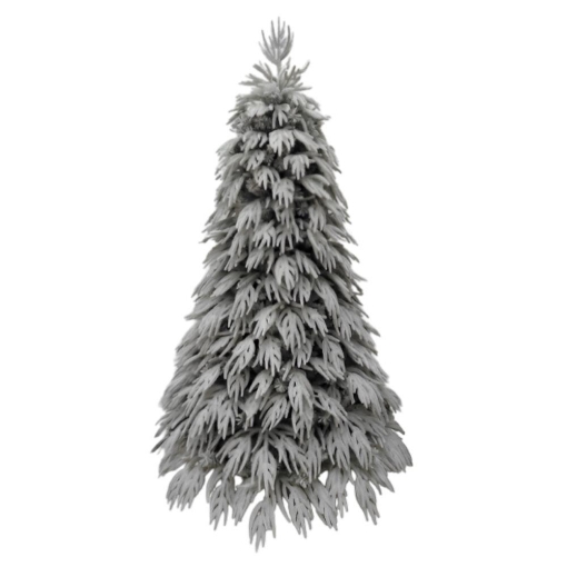 MAURY'S ALBERO INNEVATO CON GLIT BIANCHI DIMENSIONI 210H CM OKX