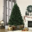 ALBERO DI NATALE ARTIFICIALE 180CM CON 800 RAMI E BASE IN METALLO, VERDE