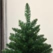 ALBERO DI NATALE ARTIFICIALE 180CM CON 800 RAMI E BASE IN METALLO, VERDE