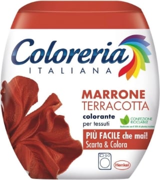 COLORERIA ITALIANA COLORANTE PER TESSUTI MARRONE TERRACOTTA 350G