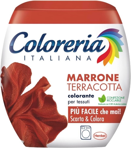 COLORERIA ITALIANA COLORANTE PER TESSUTI MARRONE TERRACOTTA 350G