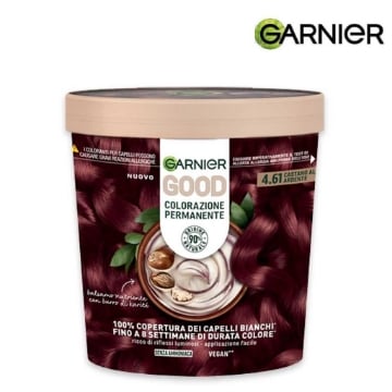 GARNIER GOOD COLORAZIONE PERMANENTE SENZA AMMONIACA CON BURRO DI KARITÈ - CASTANO ALBA ARDENTE 4.61