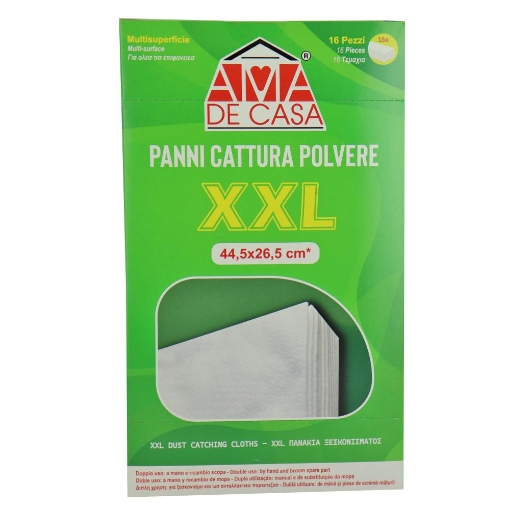 AMA DE CASA CATTURA POLVERE XXL TUTTE LE SUPERFICI X 16 PANNI OKX