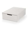 MAURY'S CASSETTO BIANCO PORTAOGGETTI  IN LEGNO CON DIVISORI 22X32X10 CM 