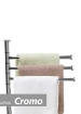 MAURY'S PIANTANA CROMO PORTASCIUGAMANI CON STRUTTURA IN ACCIAIO 20X83 CM (MANCANO VITI ALL'INTERNO) USATO COME NUOVO