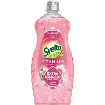 SVELTO DEERGENTET PIATTI TITANIUM CONCENTRATO FIORI PESCO 650ML OKX