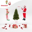 ALBERO DI NATALE MONTEMAURO 150 CM CON 534 RAMI - VERDE ARTIFICIALE
