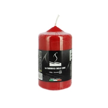 CANDELA MOCCOLI DURATA +28H - 130 GR COLORE ROSSO OKX