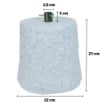 MAURY'S BASE SUPPORTO ALBERO DI NATALE EFFETTO TRONCO DIMENSIONI 22X22X23+5 CM COLORE BIANCO 
