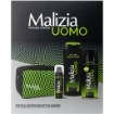 MALIZIA UOMO CONFEZIONE REGALO VETYVER GEL DOCCIA SHAMPOO 250ML, DEODORANTE 175ML, SCHIUMA DA BARBA 50ML, BEAUTY DA VIAGGIO 4PZ