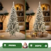 MAURY'S ALBERO DI NATALE ROCCARASO INNEVATO 240 CM 