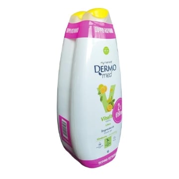 DERMOMED BAGNODOCCIA VITALITY LIME IDRATANTE  - 2X650ML