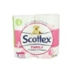SCOTTEX CARTAIGIENICA FAMILY MORBIDA E CONSISTENTE - 4 ROTOLI MAXI