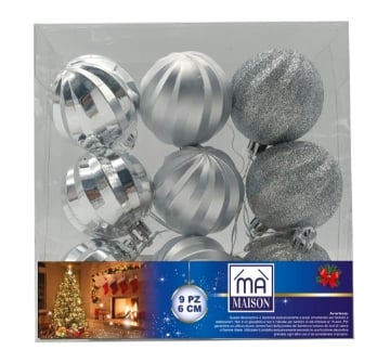 MAURY'S BOX 9 SFERE NATALIZIE SPIN SILVER OKX
