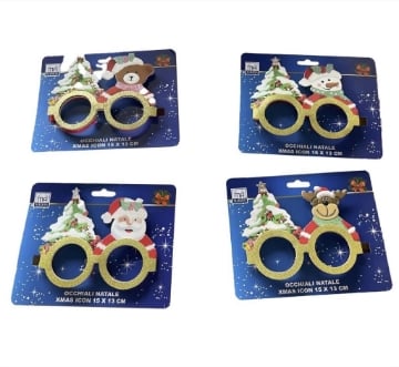 MA MAISON MM OCCHIALI NATALE XMAS ICON CM.15X13 ASSORTITO OKX