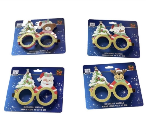 MA MAISON MM OCCHIALI NATALE XMAS ICON CM.15X13 ASSORTITO OKX