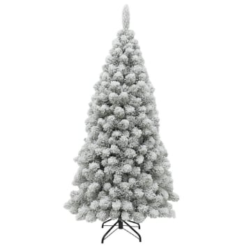 ALBERO DI NATALE ROCCARASO 180 CM CON NEVE INNEVATO ARTIFICIALE