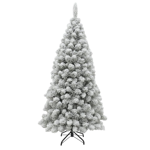 ALBERO DI NATALE ROCCARASO INNEVATO 210 CM ARTIFICIALE INTERNO ESTERNO