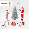 ALBERO DI NATALE ROCCARASO INNEVATO 210 CM ARTIFICIALE INTERNO ESTERNO