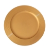 MA MAISON SOTTOPIATTO GLOSSY COLORE GOLD - DIAMETRO 33 CM OKX