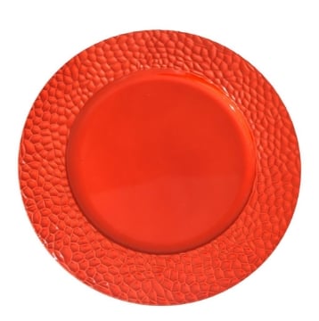 MA MAISON SOTTOPIATTO CRUMBLE COLORE ROSSO - DIAMETRO 33 CM OKX