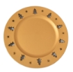 MA MAISON SOTTOPIATTO CON ALBERI DI NATALE COLORE GOLD - DIAMETRO 33 CM OKX