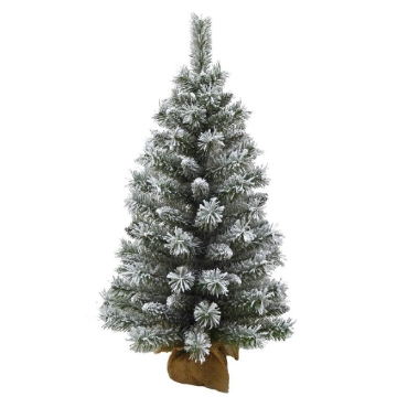 MAURY'S ALBERO DI JUTA VERDE INNEVATO ALTEZZA 80 CM