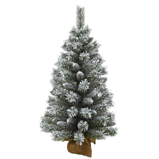 MAURY'S ALBERO DI JUTA VERDE INNEVATO ALTEZZA 80 CM