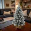 MAURY'S ALBERO DI JUTA VERDE INNEVATO ALTEZZA 80 CM