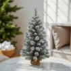 MAURY'S ALBERO DI JUTA VERDE INNEVATO ALTEZZA 80 CM