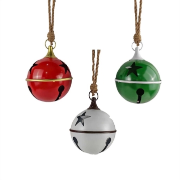MA MAISON SFERA DI NATALE TINKLE A SONAGLIO DA APPENDERE Ø 16CM - ASSORTITO OKX