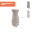 VASO UMIDIFICATORE IN CERAMICA COLORI ASSORTITI 8X4X20CM